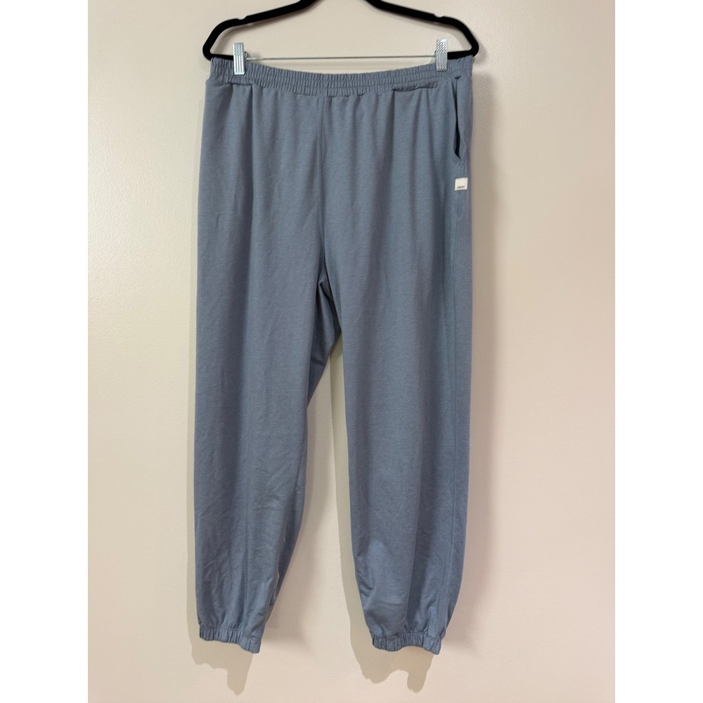 Vuori Performance boyfriend Jogger Blue Heather Recycled Stretch Sweatpants XXL